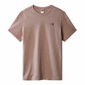 Men’s Short Sleeve T-Shirt The North Face Premium Brown Unisex