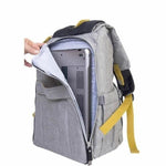 Diaper Changing Bag Baby on Board Freestyle Yellowstone Grey Mustard