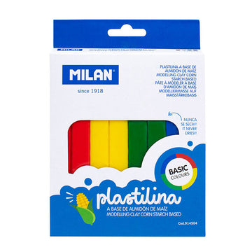 Sticks of Modelling clay Milan 330 g (4 Pieces)