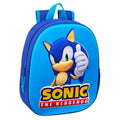 3D School Bag Sonic Speed 27 x 10 x 33 cm