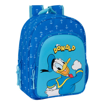 School Bag Donald Blue 26 x 34 x 11 cm