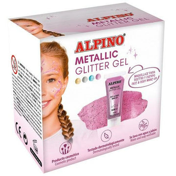 Children's Makeup Alpino Gel Glitter Pink