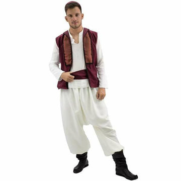 Costume for Adults Limit Costumes Aladdín 4 Pieces White