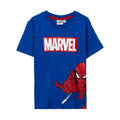 Child's Short Sleeve T-Shirt Spider-Man Blue Children's