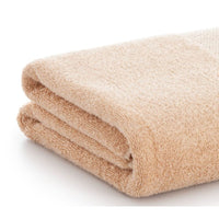Bath towel Paduana Beige Camel 100% cotton 100 x 150 cm