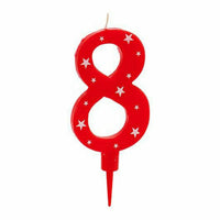 Candle Birthday Number 8 (12 Units)