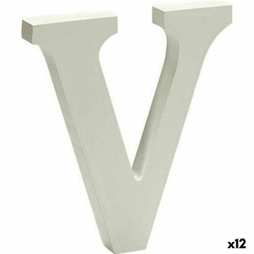Letter Letter V 1 x 15 x 13,5 cm (12 Units)