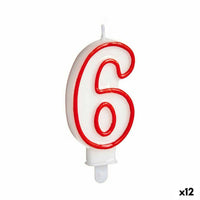Candle Birthday Number 6 (12 Units)