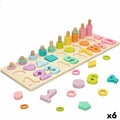 Child's Wooden Puzzle Woomax Shapes Numbers + 3 years (6 Units)