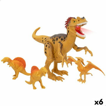 Set of Figures Colorbaby 4 Pieces Dinosaurs 23 x 16,5 x 8 cm (6 Units)