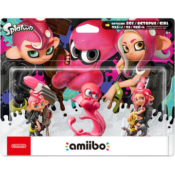 Collectable Figures Amiibo OCTOLING GIRL BOY OCTOP