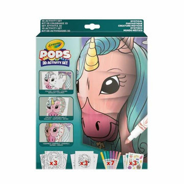 Pictures to colour in Crayola 3D Color Pops Unicorn