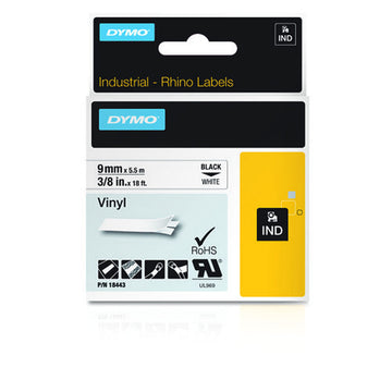 Laminated Tape Dymo 18443 White Multicolour Black/White