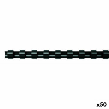 Binding Spirals Fellowes 5350102 Binding Black PVC 45 mm