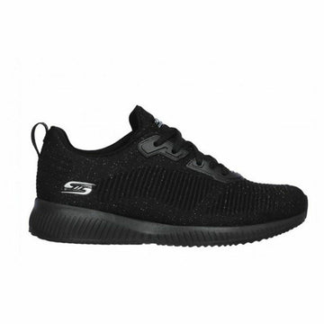 Sports Trainers for Women Skechers Bobs Squad Total Glam Black