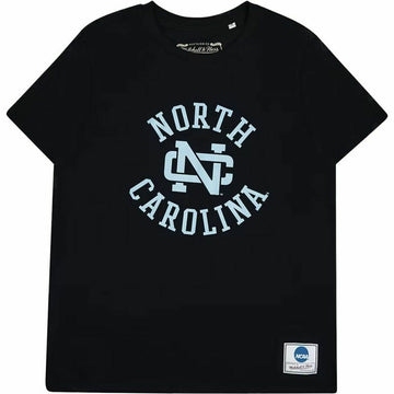 Men’s Short Sleeve T-Shirt Mitchell & Ness University of North Carolina Black Men