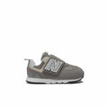 Sports Shoes for Kids New Balance 574 NEW-B Hook Loop Grey