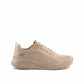 Sports Trainers for Women Skechers Bobs Squad Chaos Face Off Beige