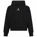 Hooded Sweatshirt for Girls Jordan Icon Play White Black