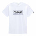 Men’s Short Sleeve T-Shirt Vans Wrecked Angle White Men