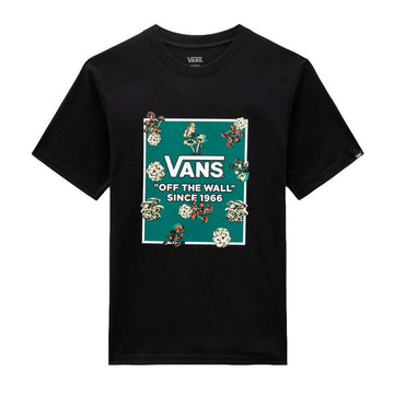 Child's Short Sleeve T-Shirt Vans FUNGI BOX FILL TEE-B VN000FGCBLK1 Black