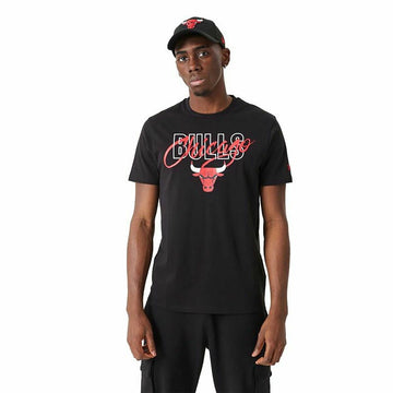 Men’s Short Sleeve T-Shirt New Era  Script Chicago Bulls