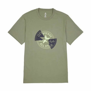 Child's Short Sleeve T-Shirt Converse Cnvb Dissected Chuck Patch Ss Olive