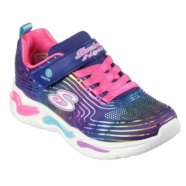 Sports Shoes for Kids Skechers Wavy Beams Blue