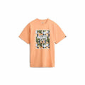 Men’s Short Sleeve T-Shirt Vans MN CLASSIC PRINT BOX VN0A5E7YD051 Orange