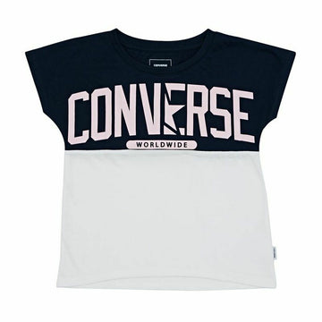 Child's Short Sleeve T-Shirt Converse Worldwide Dark blue