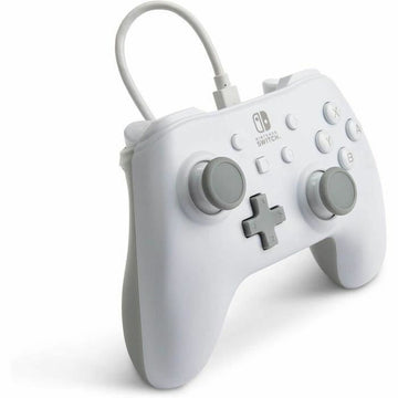 Gaming Control Powera Wired White Nintendo Switch