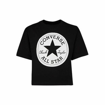 Short Sleeve T-Shirt Signature  Converse  Chuck Patch Boxy Black