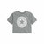 Short Sleeve T-Shirt Converse  Chuck Patch Boxy Grey