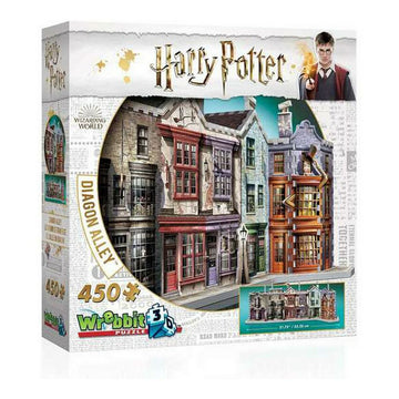 3D Puzzle Harry Potter Diagon Alley Wrebbit W3D-1010 (450 pcs)