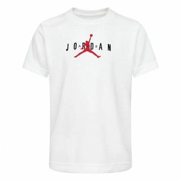 Child's Short Sleeve T-Shirt Jordan Jumpman Graphic White