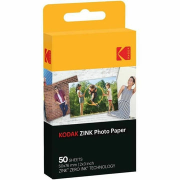 Glossy Photo Paper Kodak RODZ2X350 50 x 76 mm (50 Units)