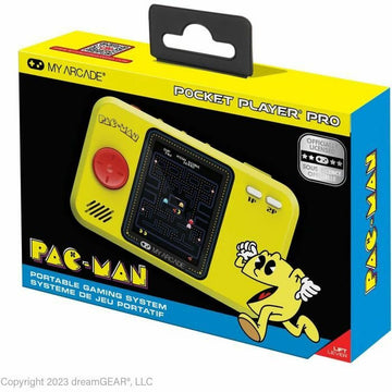 Portable Game Console My Arcade Pocket Player PRO - Pac-Man Retro Games Yellow