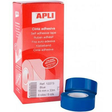 Adhesive Tape Apli Blue 19 x 33 mm