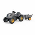 Pedal Tractor Smoby Stronger XXL Grey 161 x 56 cm Trailer