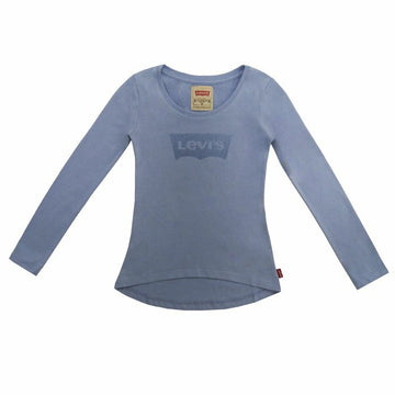 Children’s Long Sleeve T-shirt Levi's Fille Steel Blue