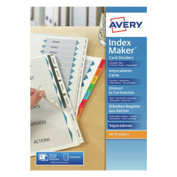 Seperators Avery 1732061 White (12 Units)