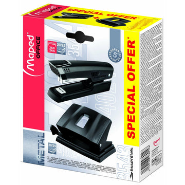 Stapler Maped 898014 Black Rock drill 2 Pieces
