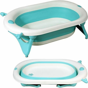 Bathtub Looping Blue White 50 x 81,5 x 23,5 cm Foldable