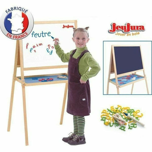 Double-sided Slate Jeujura Wooden Painting Magnetic