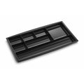 Drawer Organizer Cep 1014940161 185 x 344 x 20 mm Black polystyrene Plastic
