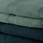 Towels Set TODAY 5 peacock + 5 cecidon 50 x 90 cm (10 Units)
