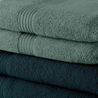 Towels Set TODAY 5 peacock + 5 cecidon 50 x 90 cm (10 Units)