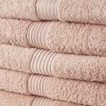 Towels Set TODAY Essential Pink 50 x 90 cm (10 Units)