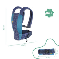 Baby Carrier Backpack Badabulle Easy & Go 15 kg Blue Ergonomic 0-4 Years