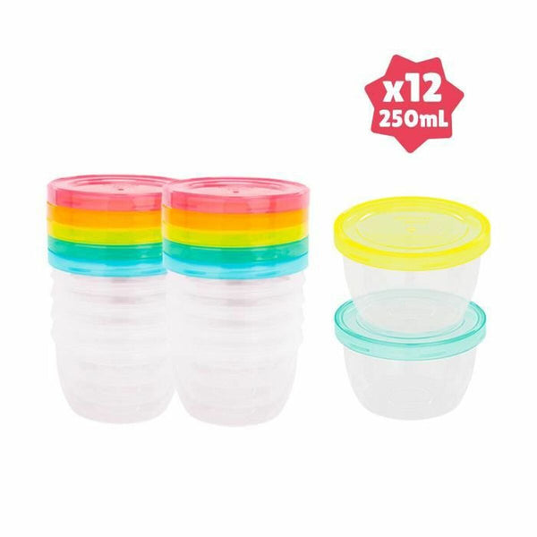 Food Preservation Container Badabulle 250 ml 12 Units